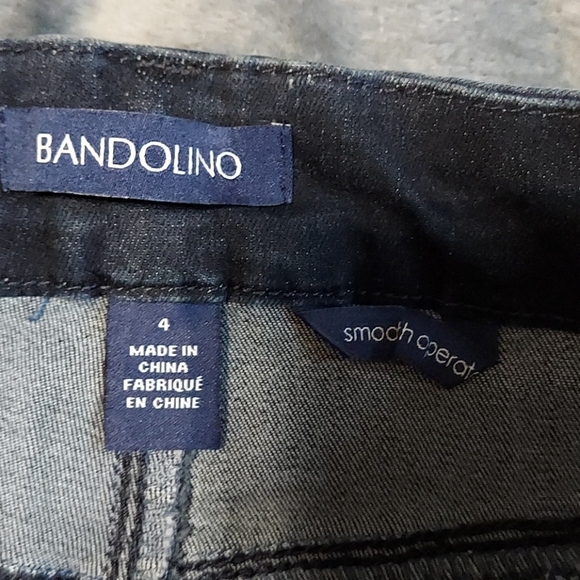 Nwt Blue Smooth Operator Bandolino Crop Jean 4 - Picture 2 of 6
